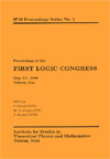 Proceedings of the First Logic Congress